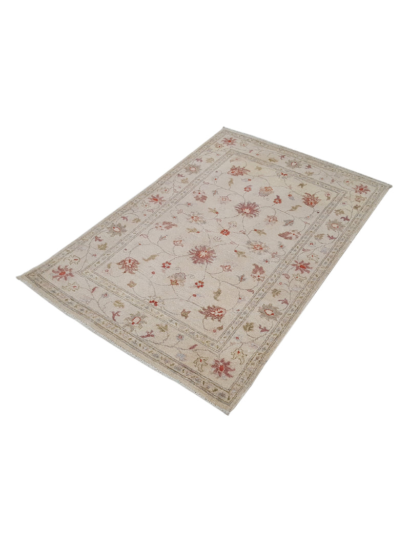 Pacific Ziegler 42166 Ivory Ivory Transitional Hand Knotted Rug