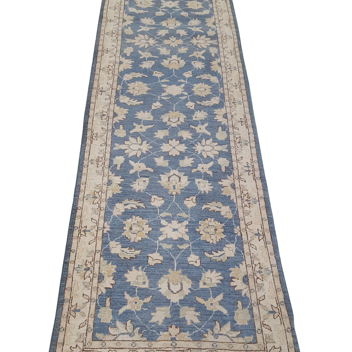 Pacific Ziegler 42172 Grey Ivory Transitional Hand Knotted Rug