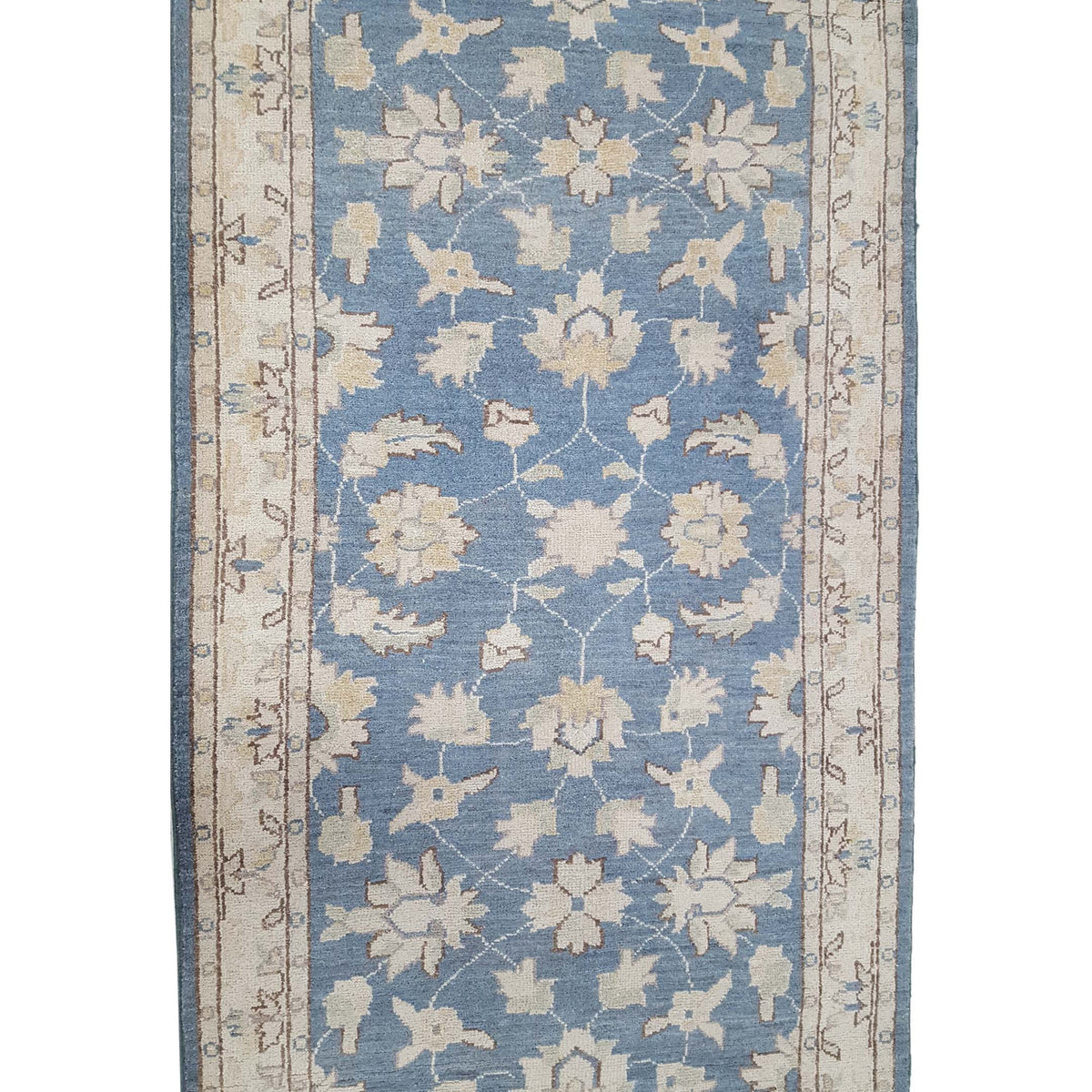 Pacific Ziegler 42172 Grey Ivory Transitional Hand Knotted Rug