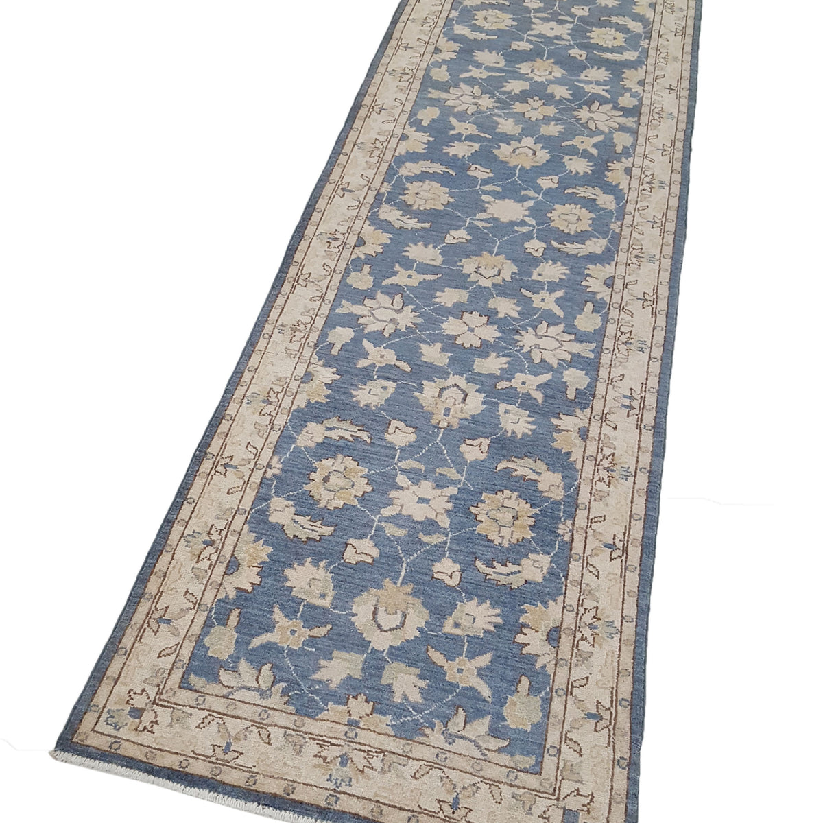 Pacific Ziegler 42172 Grey Ivory Transitional Hand Knotted Rug