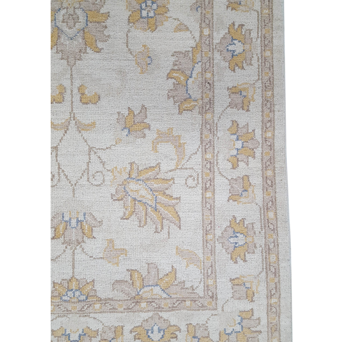 Pacific Ziegler 42177 Ivory Ivory Transitional Hand Knotted Rug