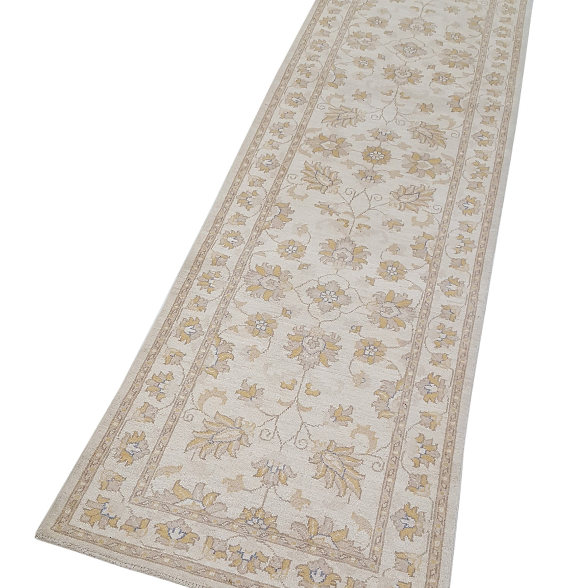 Pacific Ziegler 42177 Ivory Ivory Transitional Hand Knotted Rug