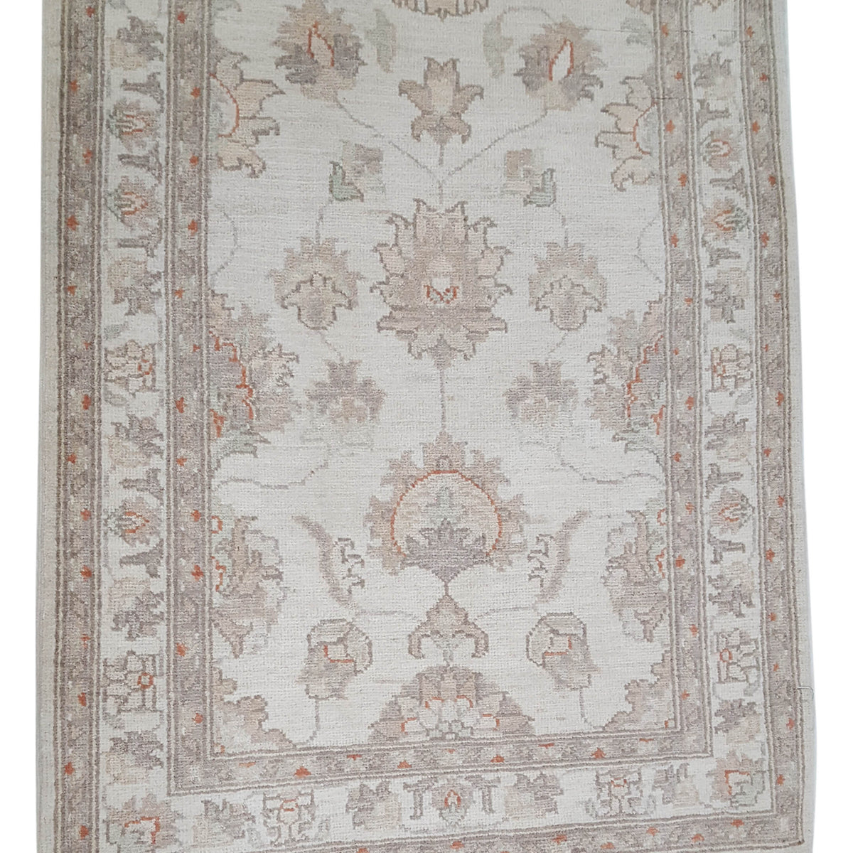 Pacific Ziegler 42178 Ivory Grey Transitional Hand Knotted Rug