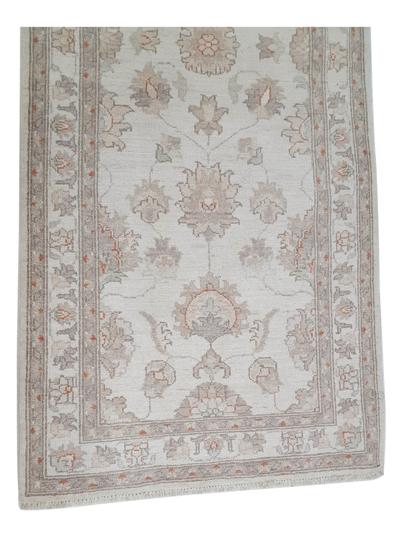 Pacific Ziegler 42178 Ivory Grey Transitional Hand Knotted Rug