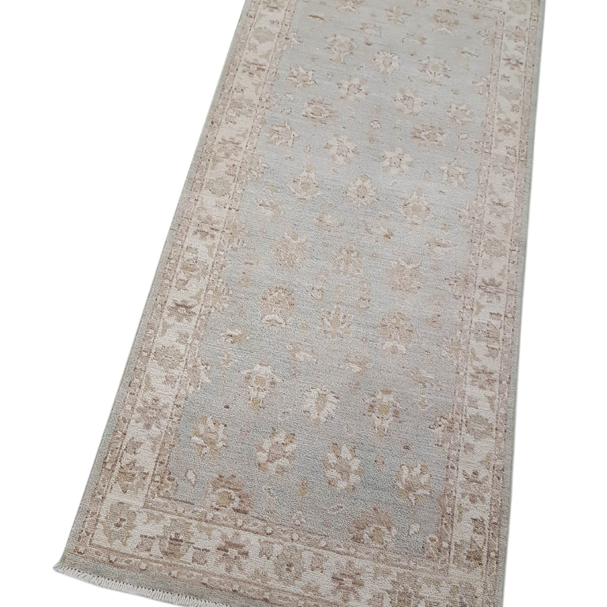 Pacific Ziegler 42183 Lt.Grey Ivory Transitional Hand Knotted Rug