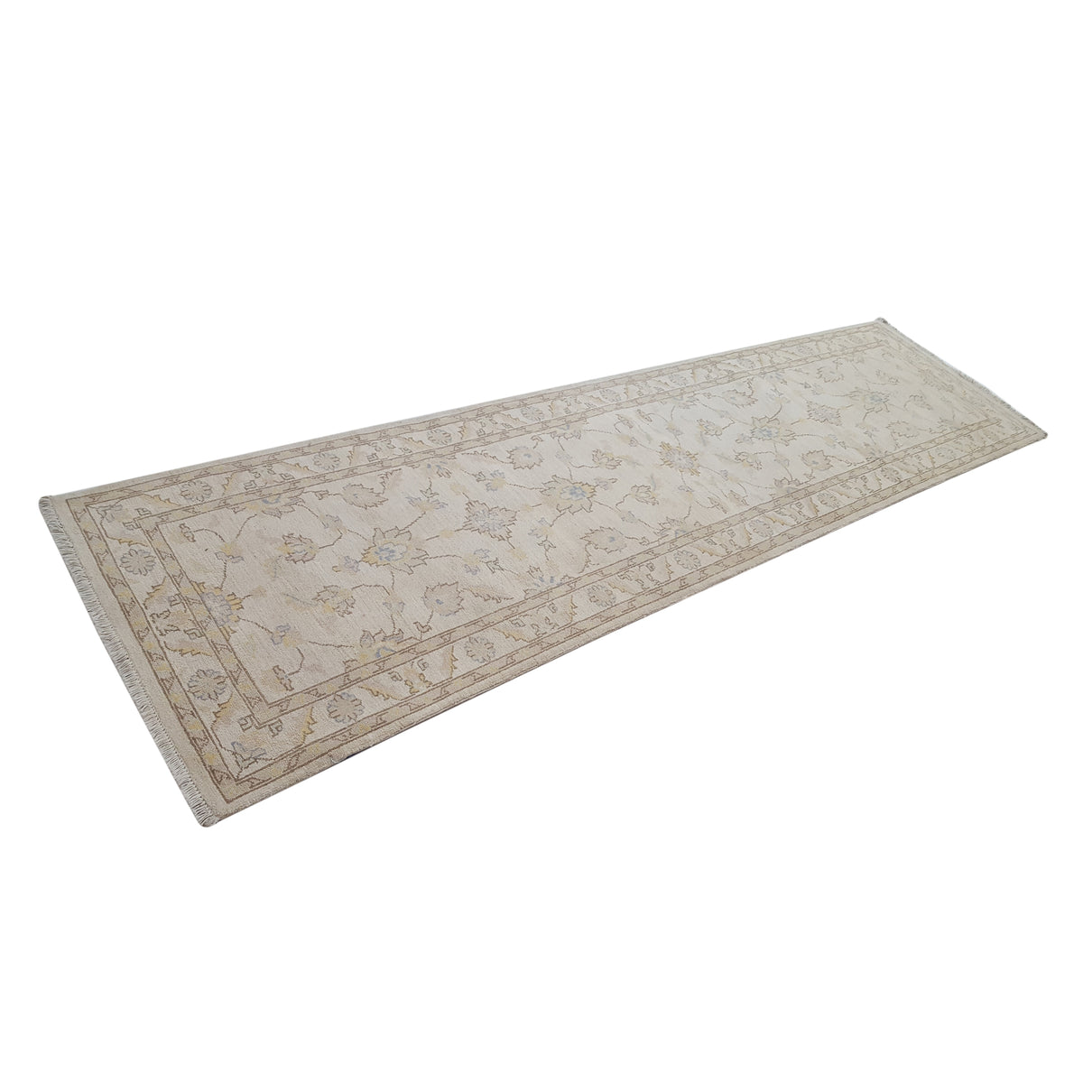 Pacific Ziegler 42185 Ivory Ivory Transitional Hand Knotted Rug