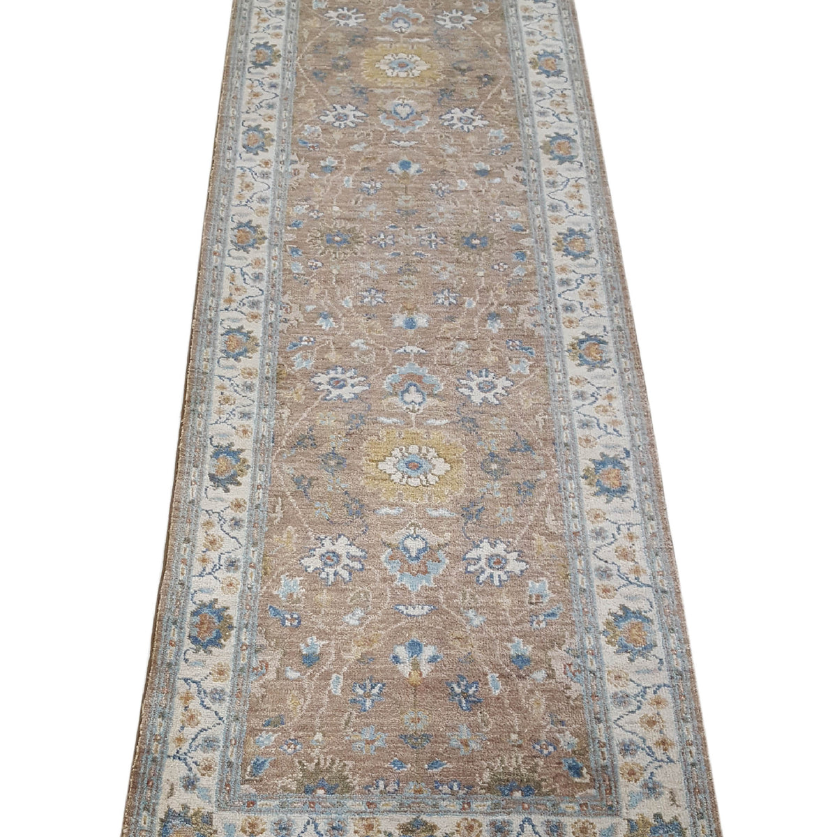 Pacific Ziegler 42188 Lt.Brown Ivory Transitional Hand Knotted Rug