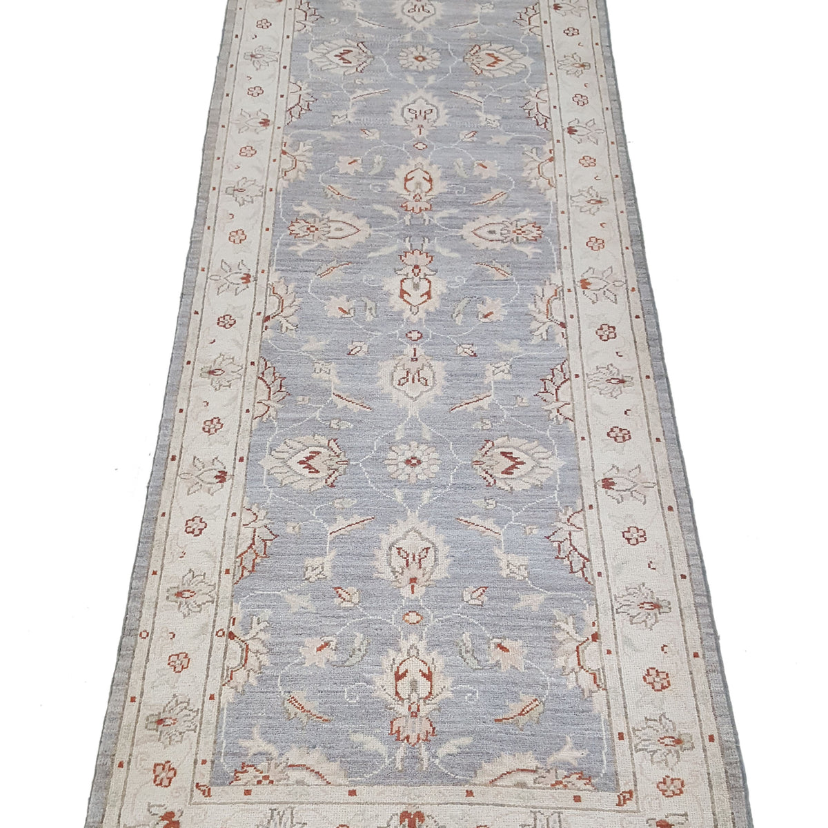 Pacific Ziegler 42191 Lt.Grey Ivory Transitional Hand Knotted Rug