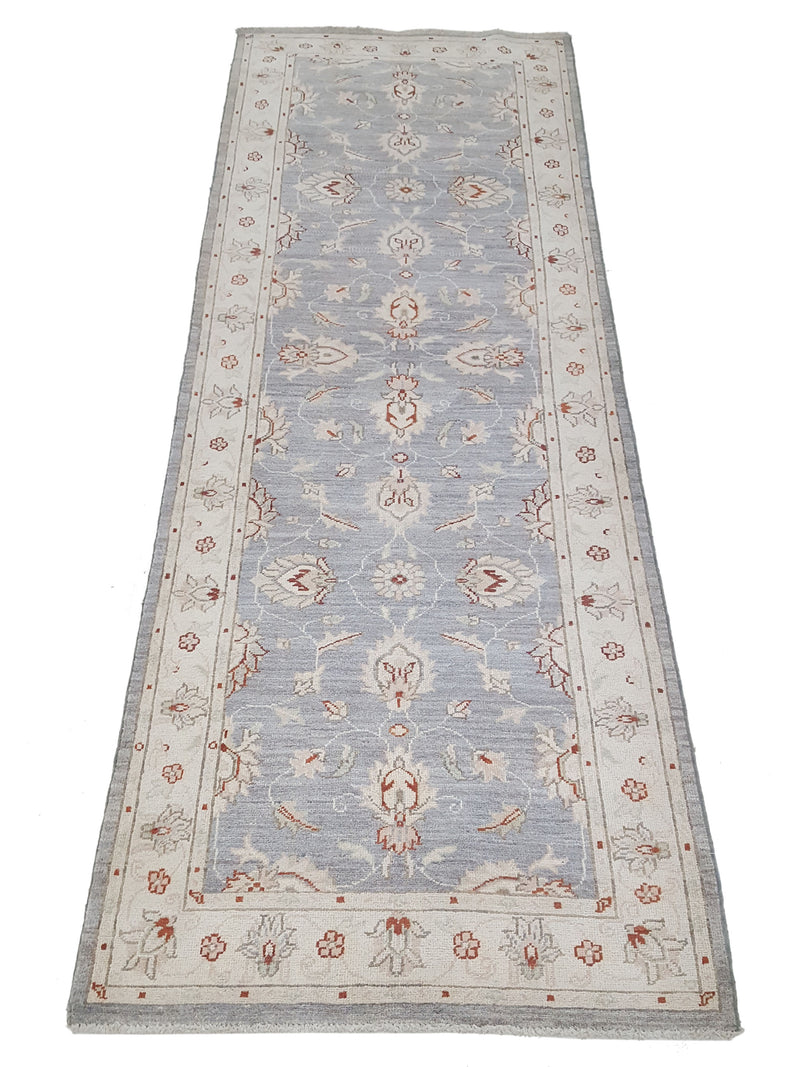 Pacific Ziegler 42191 Lt.Grey Ivory Transitional Hand Knotted Rug