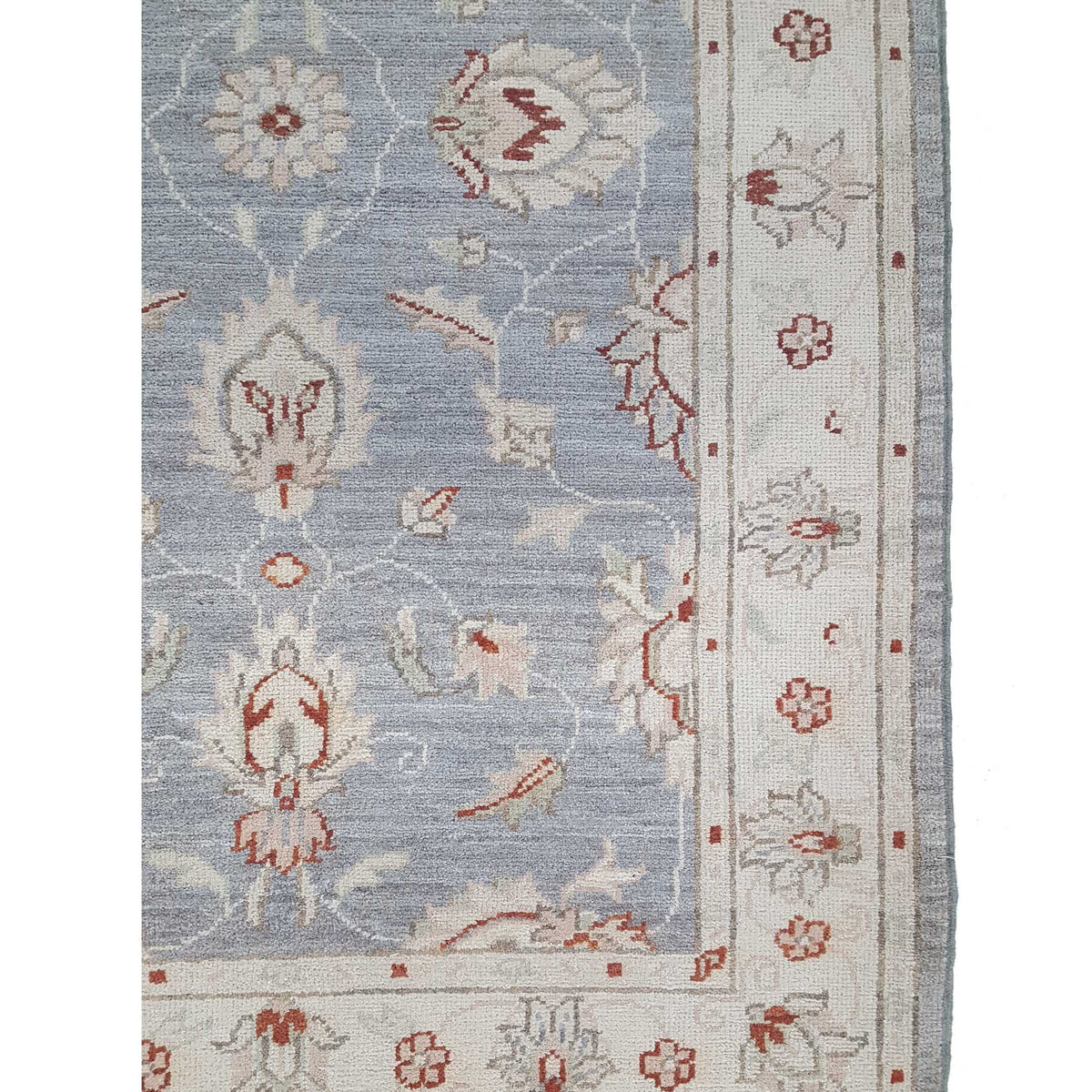 Pacific Ziegler 42191 Lt.Grey Ivory Transitional Hand Knotted Rug