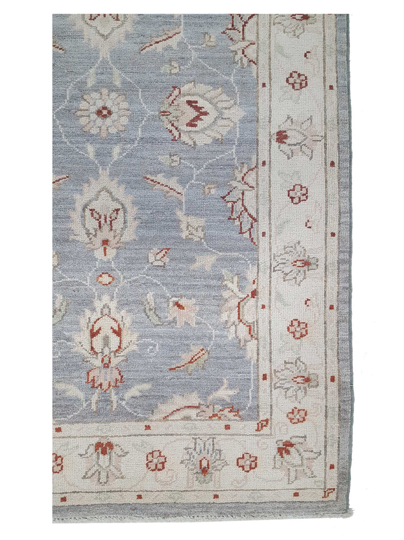 Pacific Ziegler 42191 Lt.Grey Ivory Transitional Hand Knotted Rug