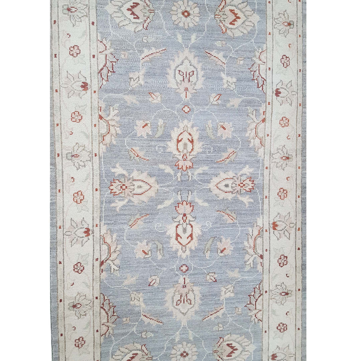 Pacific Ziegler 42191 Lt.Grey Ivory Transitional Hand Knotted Rug