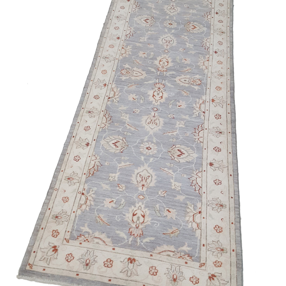 Pacific Ziegler 42191 Lt.Grey Ivory Transitional Hand Knotted Rug