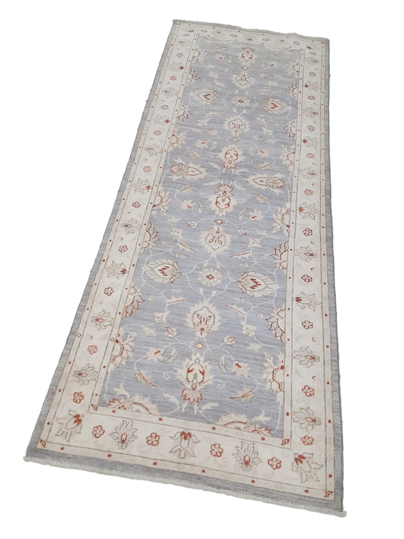 Pacific Ziegler 42191 Lt.Grey Ivory Transitional Hand Knotted Rug
