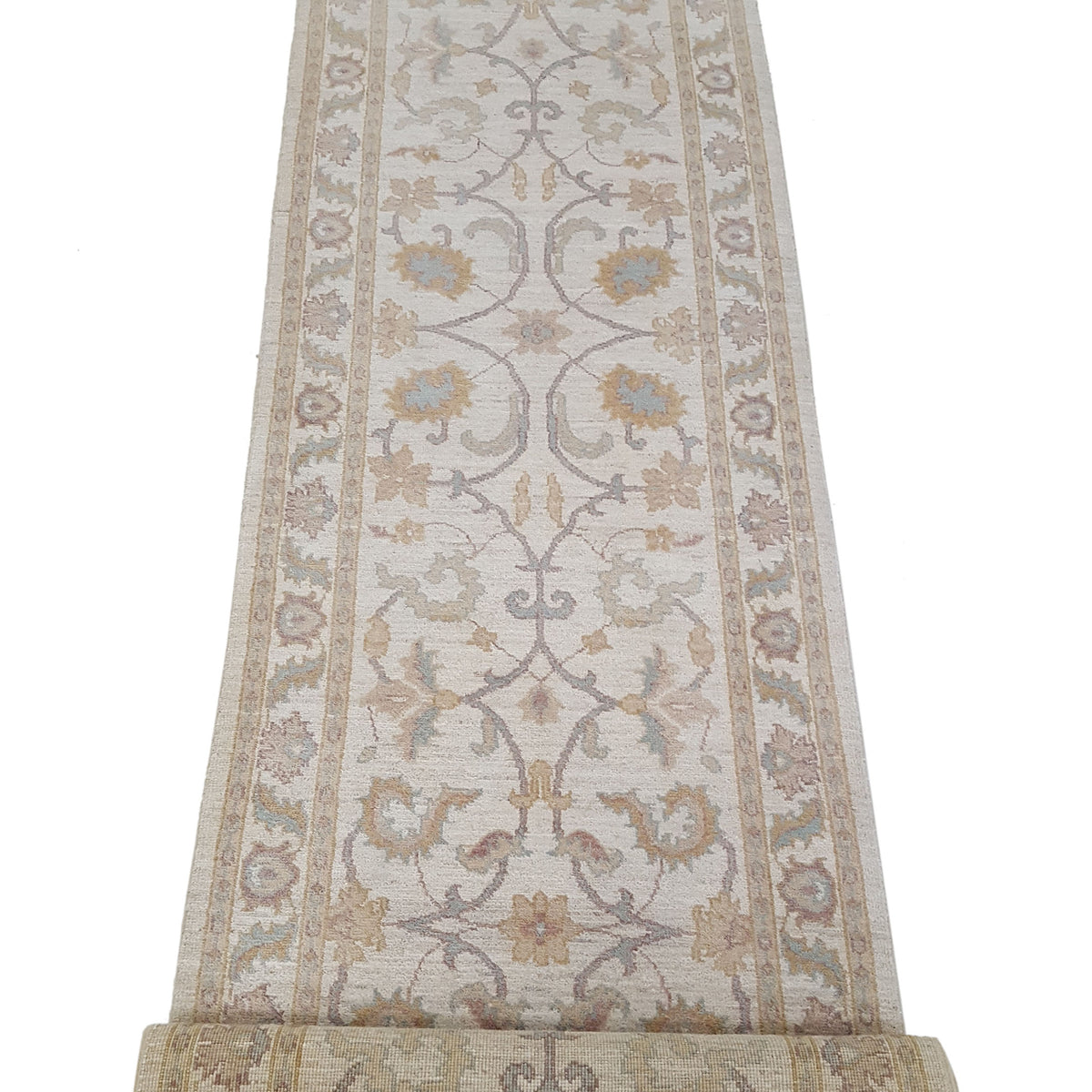 Pacific Ziegler 42194 Ivory Ivory Transitional Hand Knotted Rug