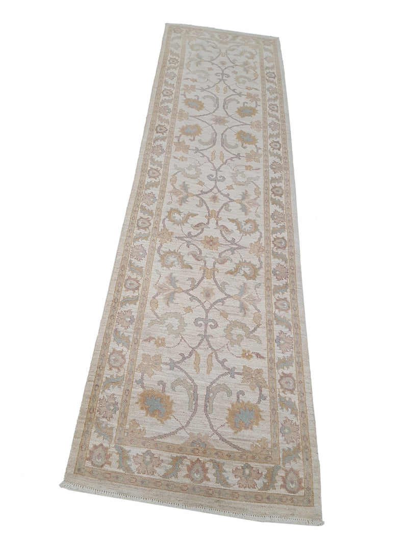 Pacific Ziegler 42194 Ivory Ivory Transitional Hand Knotted Rug