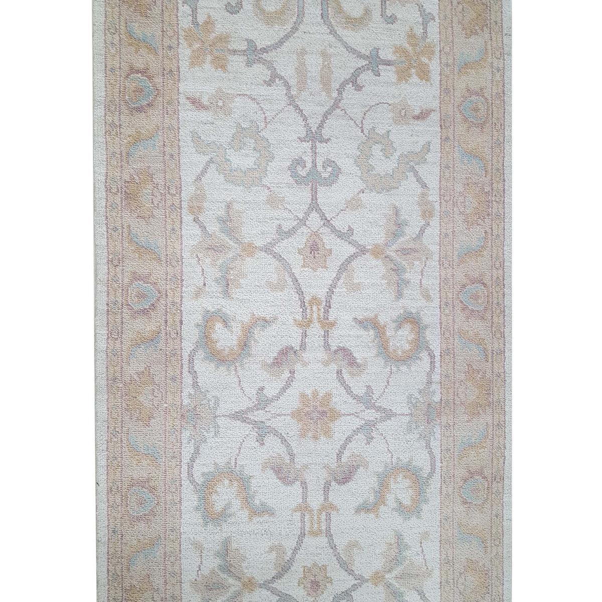Pacific Ziegler 42198 Ivory Beige Transitional Hand Knotted Rug