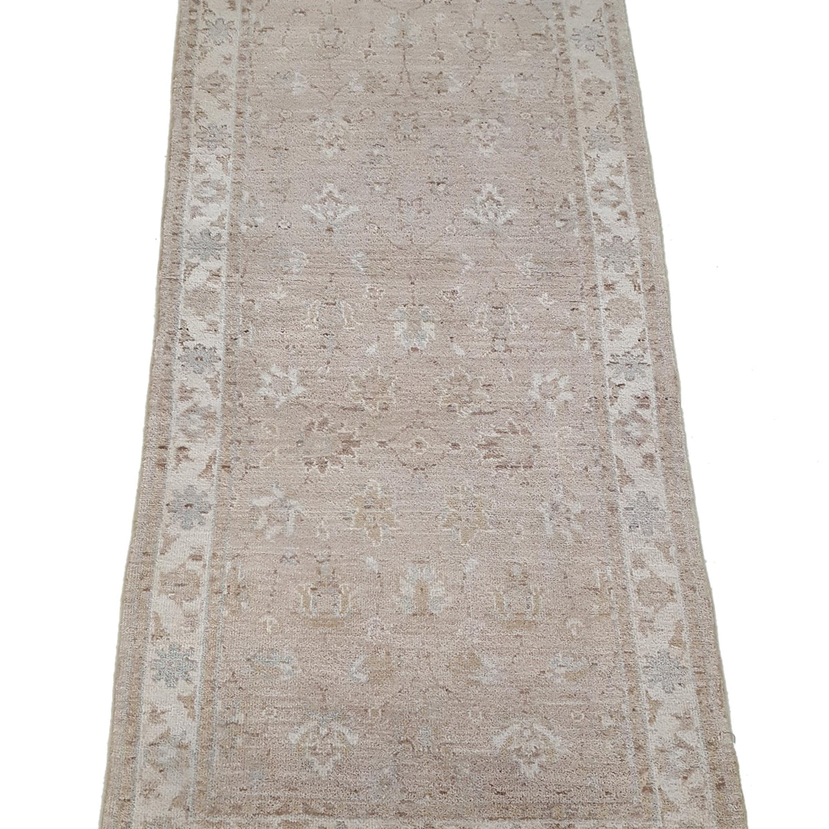 Pacific Ziegler 42203 Ivory Lt.Brown Transitional Hand Knotted Rug