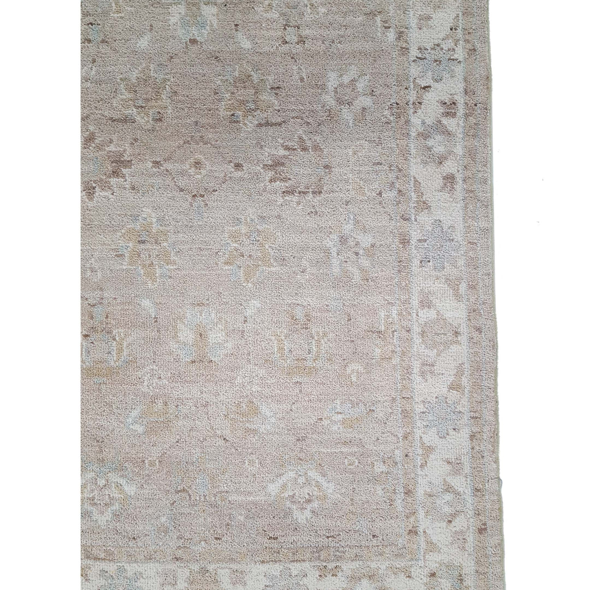 Pacific Ziegler 42203 Ivory Lt.Brown Transitional Hand Knotted Rug
