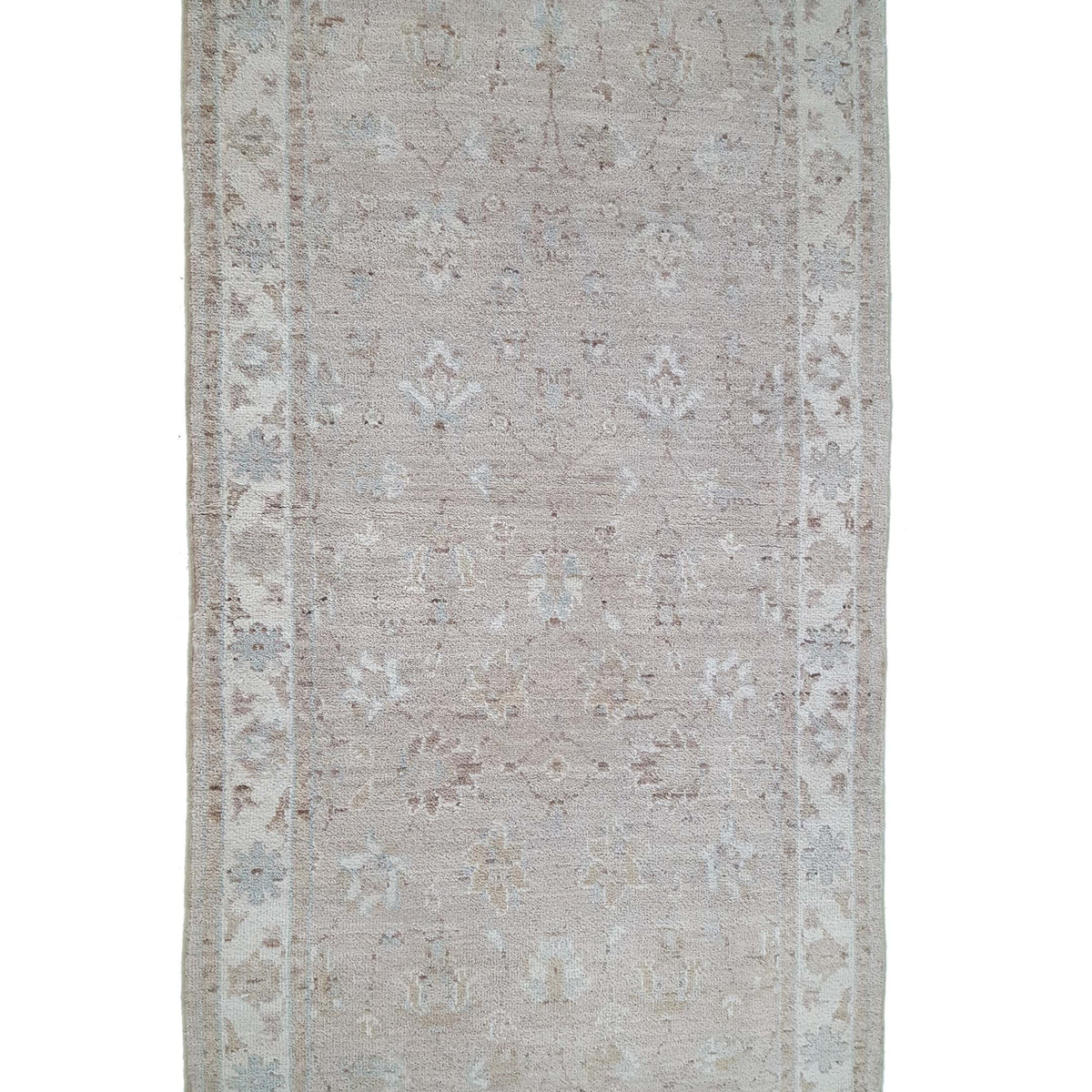 Pacific Ziegler 42203 Ivory Lt.Brown Transitional Hand Knotted Rug