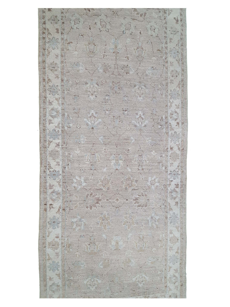 Pacific Ziegler 42203 Ivory Lt.Brown Transitional Hand Knotted Rug