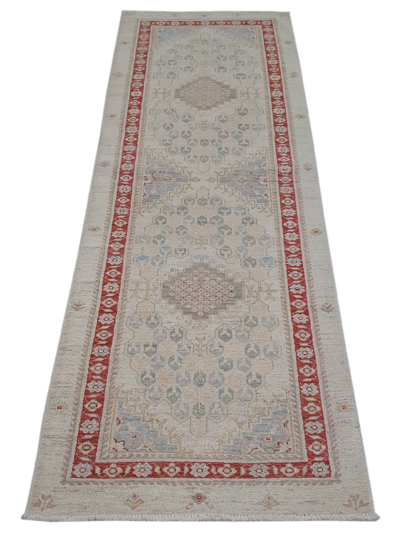Pacific Ziegler 42206 Ivory Orange Transitional Hand Knotted Rug