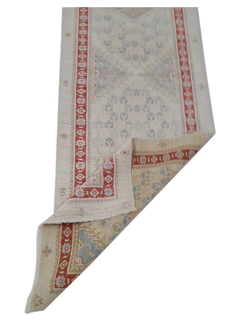 Pacific Ziegler 42206 Ivory Orange Transitional Hand Knotted Rug