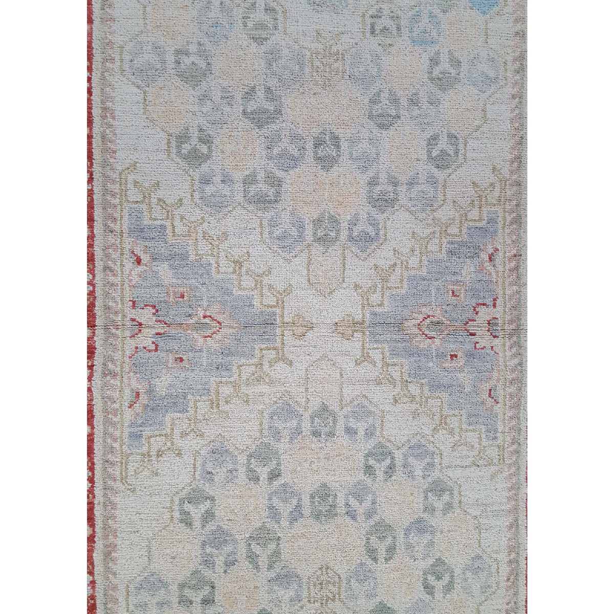 Pacific Ziegler 42206 Ivory Orange Transitional Hand Knotted Rug