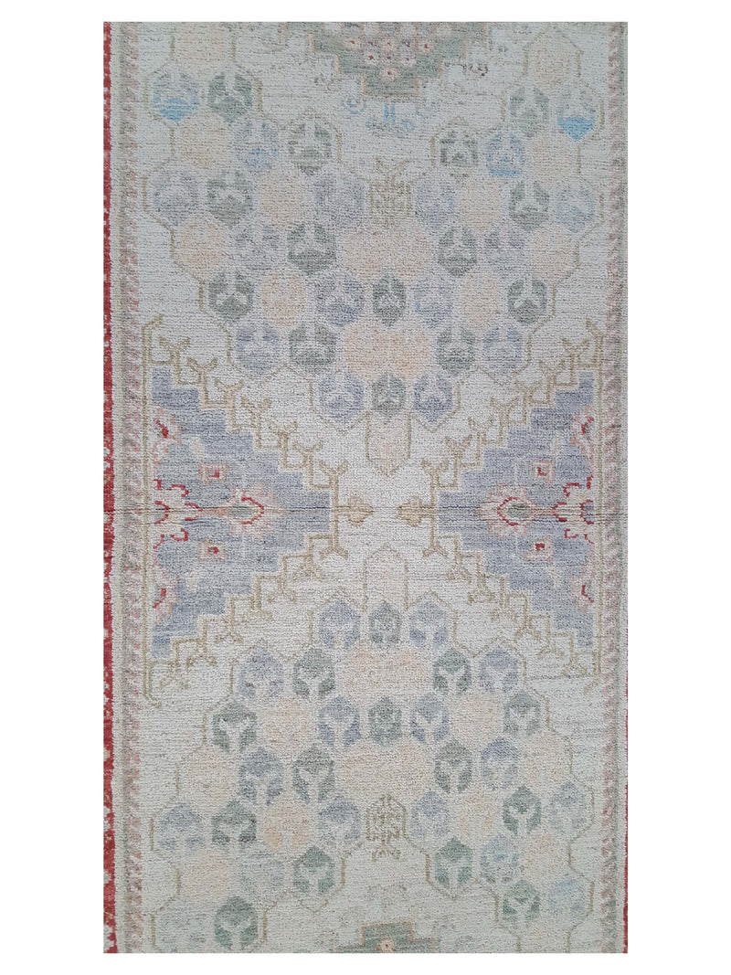 Pacific Ziegler 42206 Ivory Orange Transitional Hand Knotted Rug