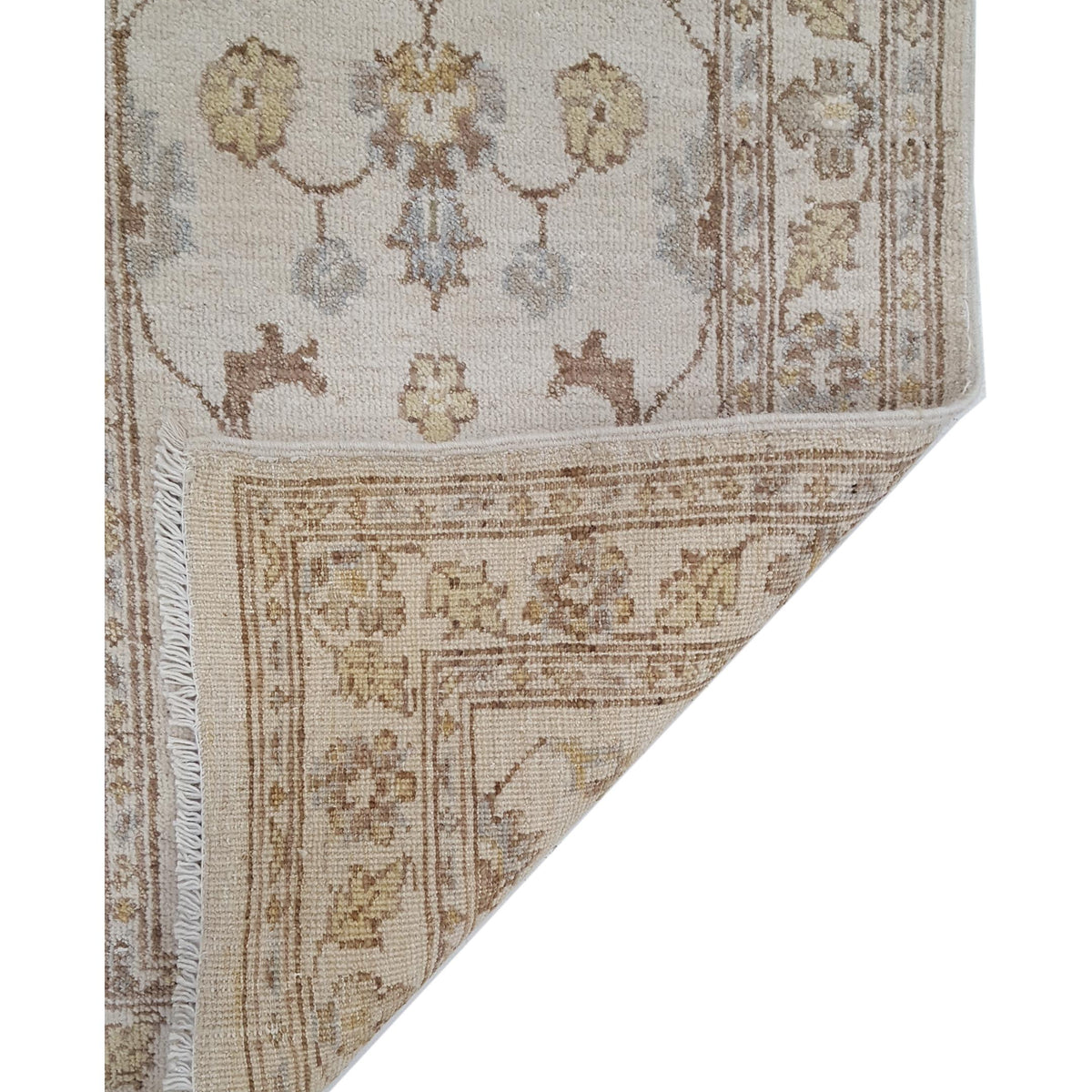 Pacific Ziegler 42212 Ivory Ivory Transitional Hand Knotted Rug