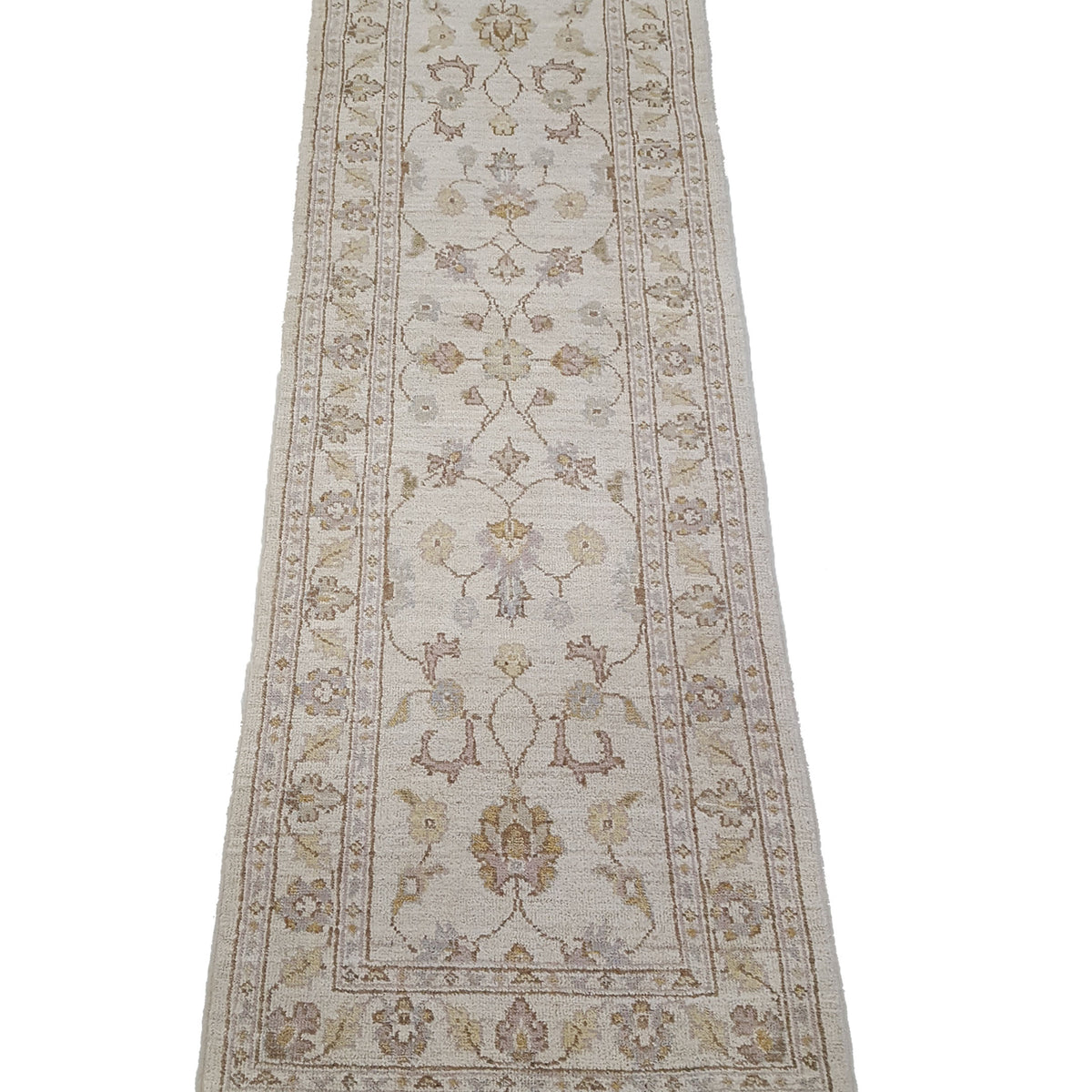 Pacific Ziegler 42214 Ivory Brown Transitional Hand Knotted Rug