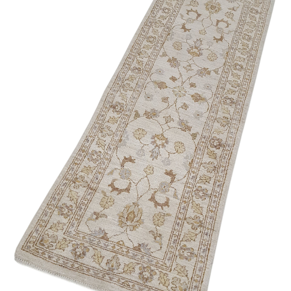 Pacific Ziegler 42215 Ivory Ivory Transitional Hand Knotted Rug