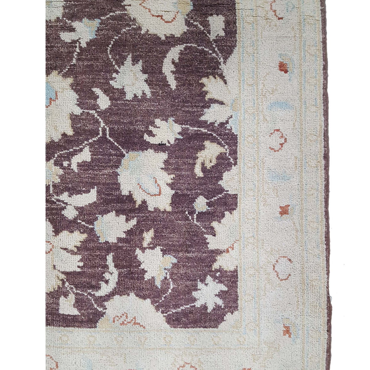 Pacific Ziegler 42216 Brown Ivory Transitional Hand Knotted Rug