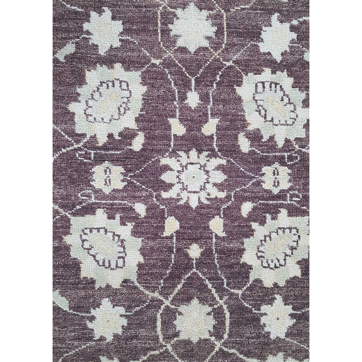 Pacific Ziegler 42218 Brown Ivory Transitional Hand Knotted Rug