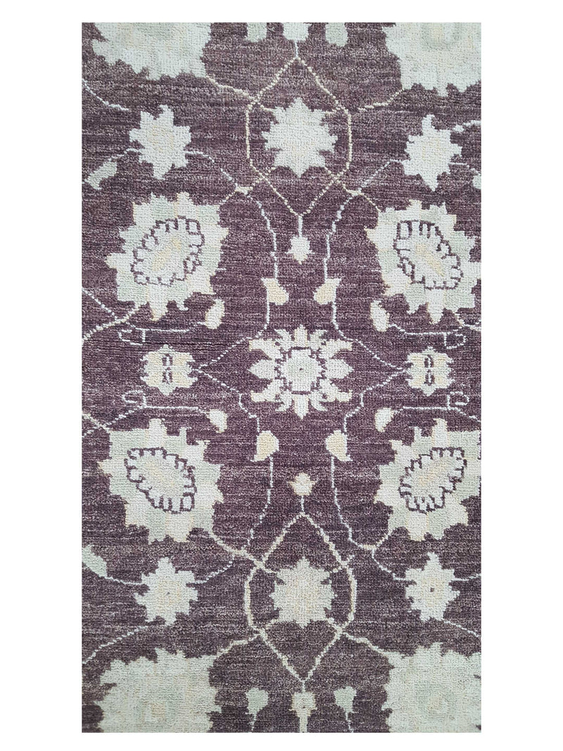 Pacific Ziegler 42218 Brown Ivory Transitional Hand Knotted Rug