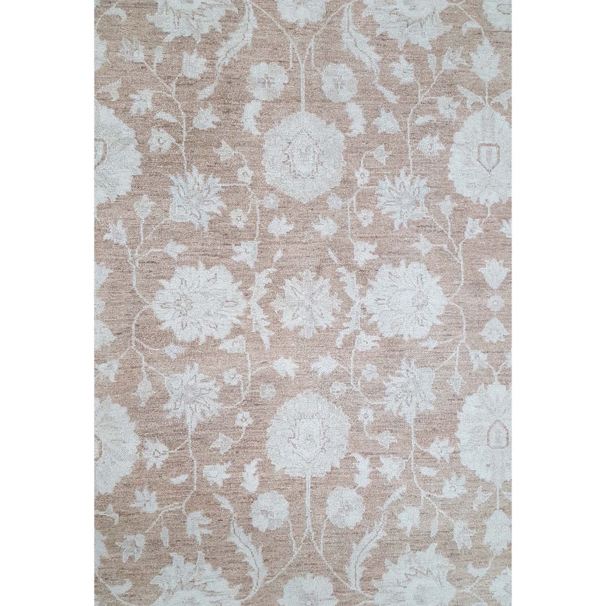 Pacific Ziegler 42220 Lt.Brown Ivory Transitional Hand Knotted Rug