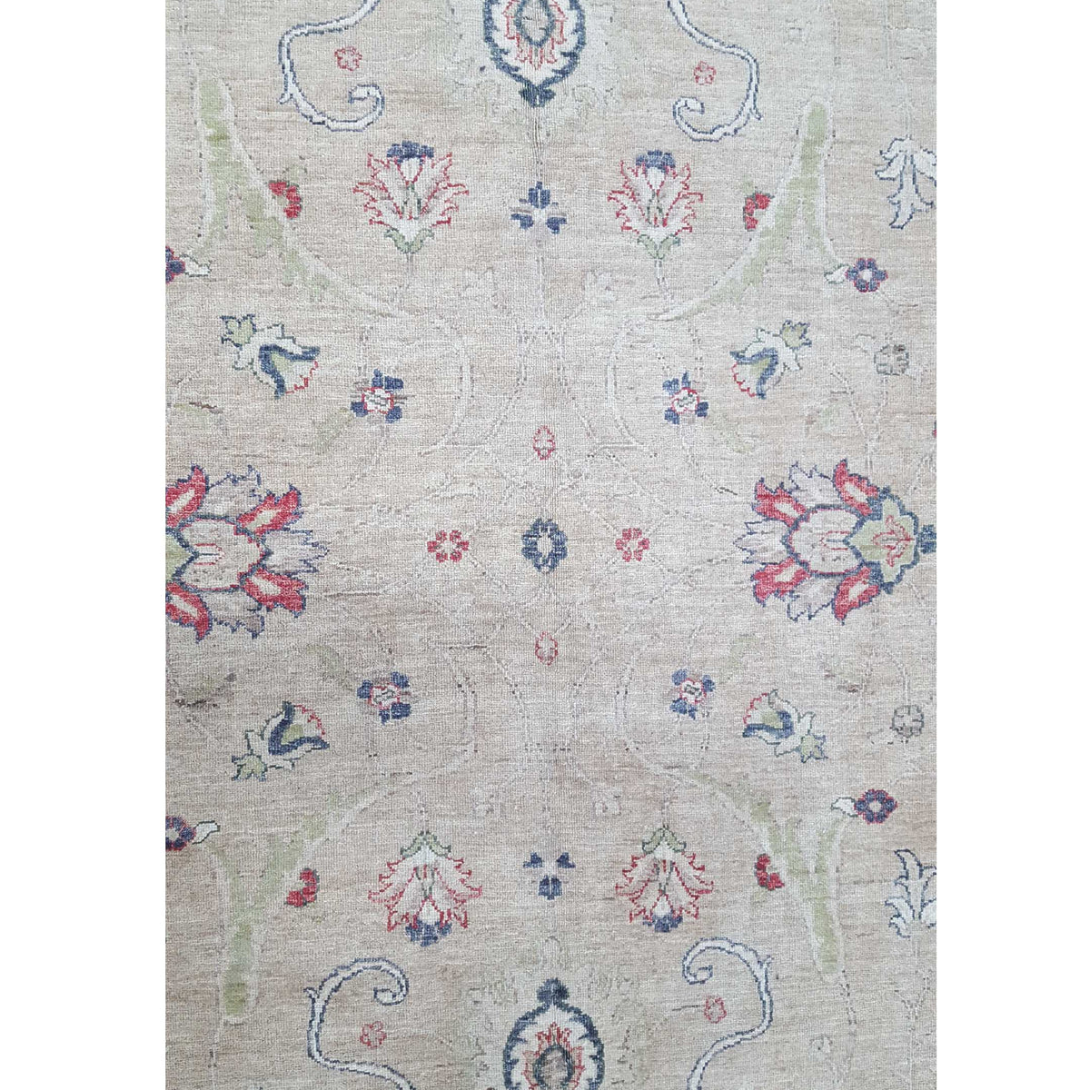 Pacific Ziegler 42222 Beige Ivory Transitional Hand Knotted Rug