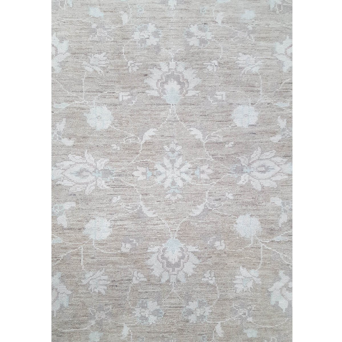 Pacific Ziegler 42231 Brown Ivory Transitional Hand Knotted Rug