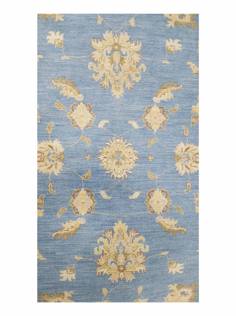 Pacific Ziegler 42238 Blue Ivory Transitional Hand Knotted Rug