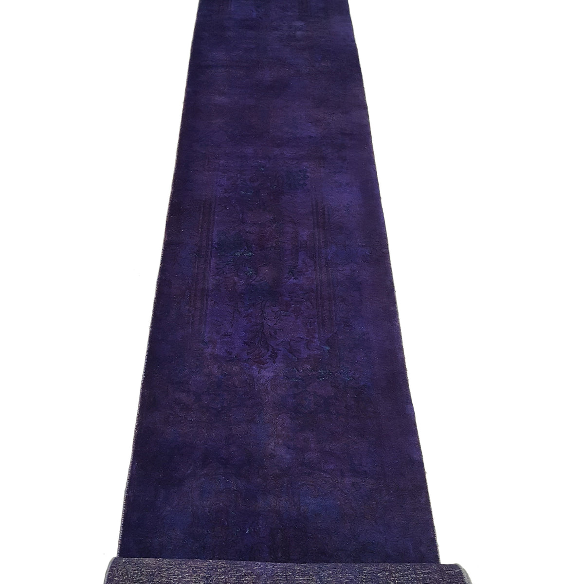 Pacific Overdyed 42242 Purple Purple Transitional Hand Knotted Rug
