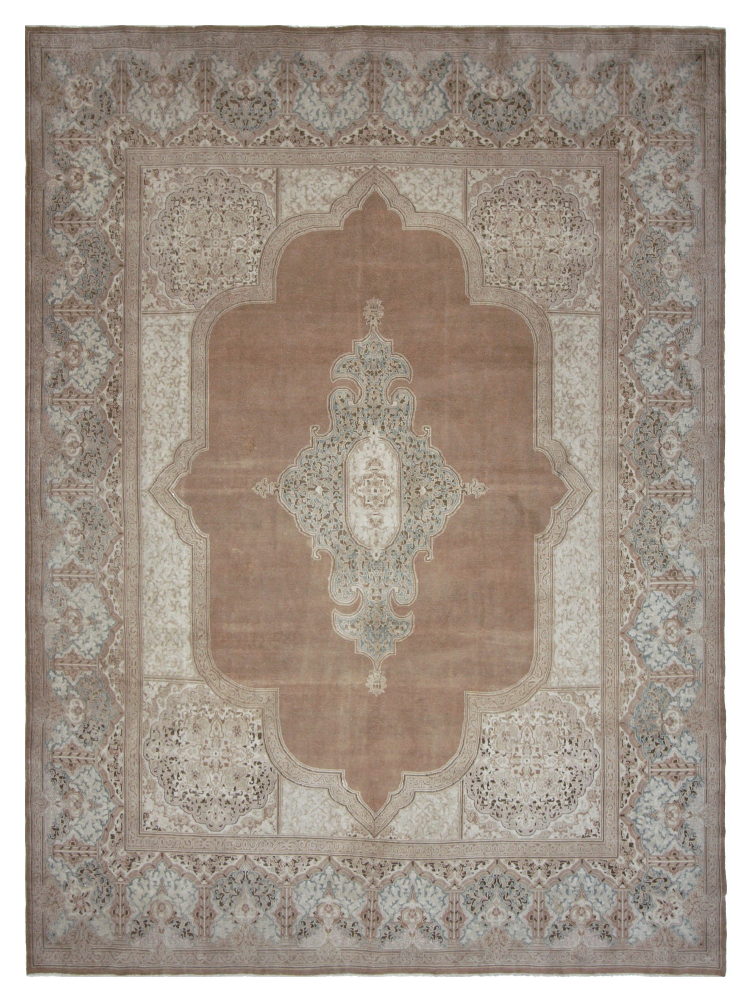 Pacific Kerman  Beige Brown Traditional