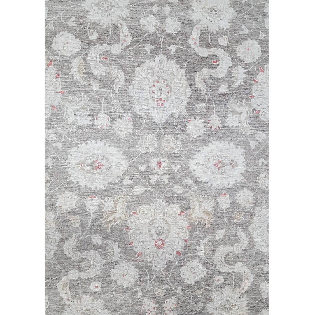 Pacific Ziegler 42246 Brown Ivory Transitional Hand Knotted Rug