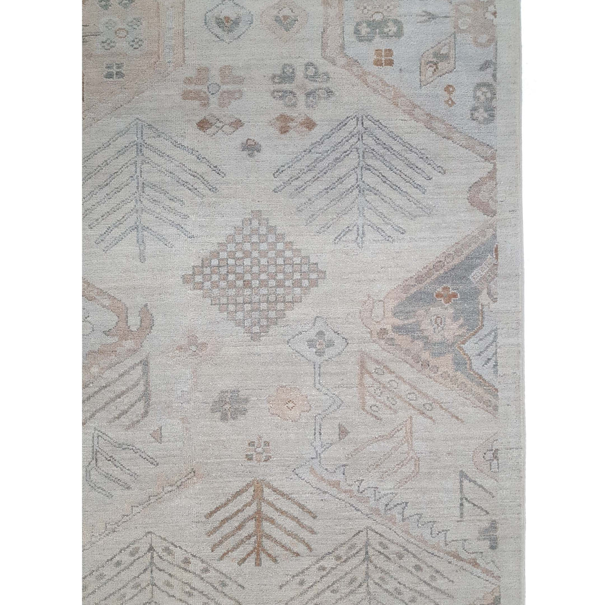 Pacific Ziegler 42247 Beige Beige Transitional Hand Knotted Rug