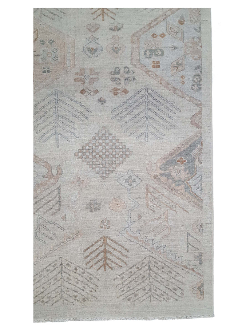 Pacific Ziegler 42247 Beige Beige Transitional Hand Knotted Rug
