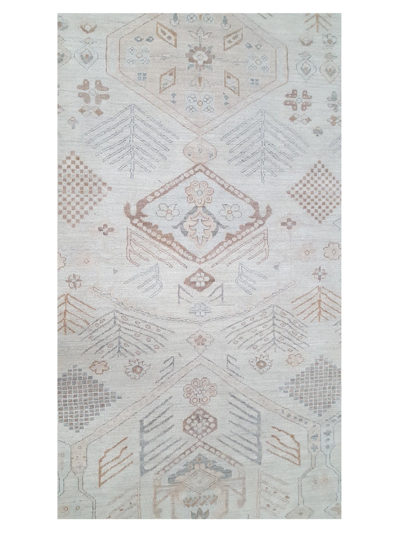 Pacific Ziegler 42247 Beige Beige Transitional Hand Knotted Rug