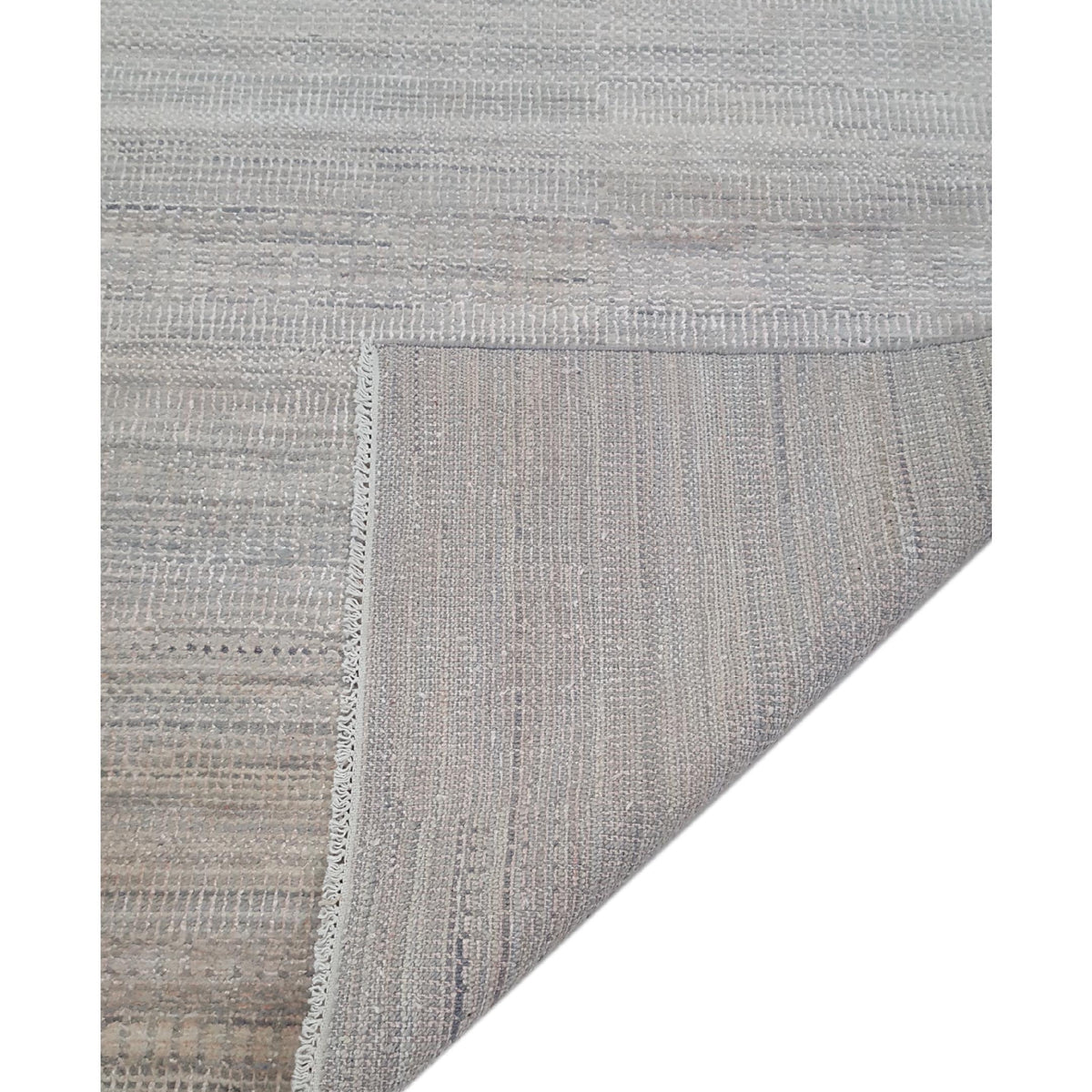 Pacific Flute 42265 Pink Grey Modern Hand Knotted Rug