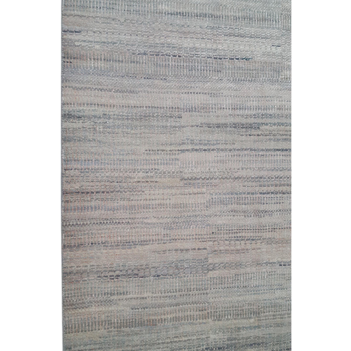 Pacific Flute 42265 Pink Grey Modern Hand Knotted Rug