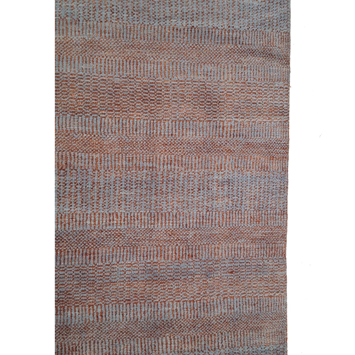 Pacific Flute 42269 Rust Blue Grey Modern Hand Knotted Rug