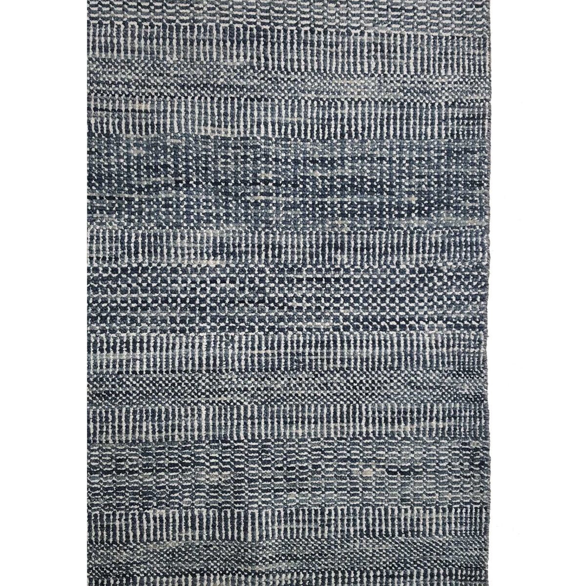 Pacific Flute 42270 Blue Ivory Modern Hand Knotted Rug