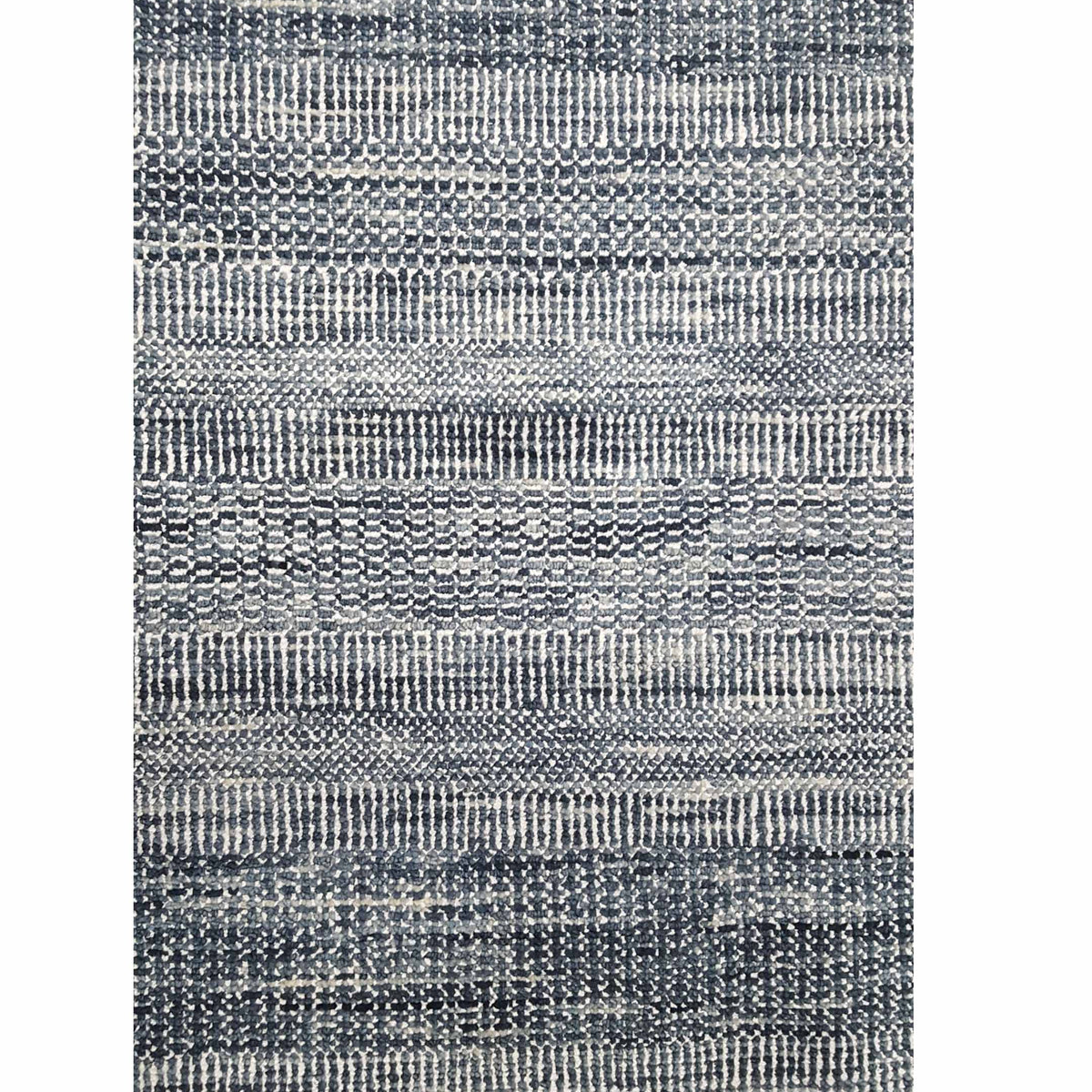 Pacific Flute 42270 Blue Ivory Modern Hand Knotted Rug